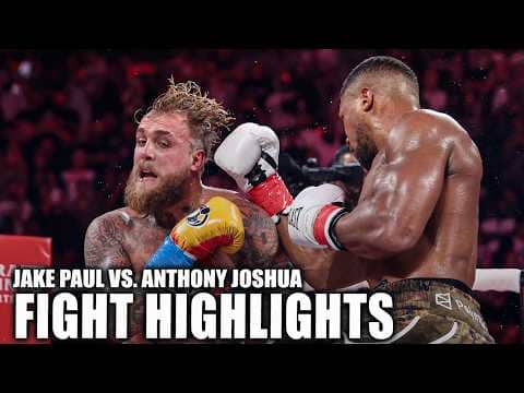 Jake Paul vs. Anthony Joshua FIGHT HIGHLIGHTS 🥊 | ESPN Ringside