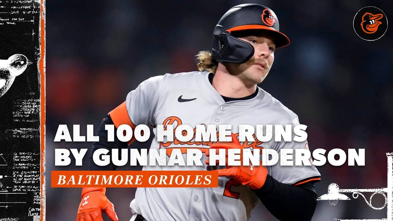 Gunnar Henderson’s First 100 Career Home Runs | Baltimore Orioles