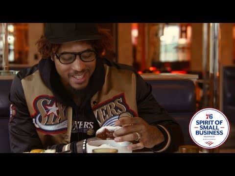 Kelly Oubre Jr. Supports Philly Small Business at Percy Restaurant