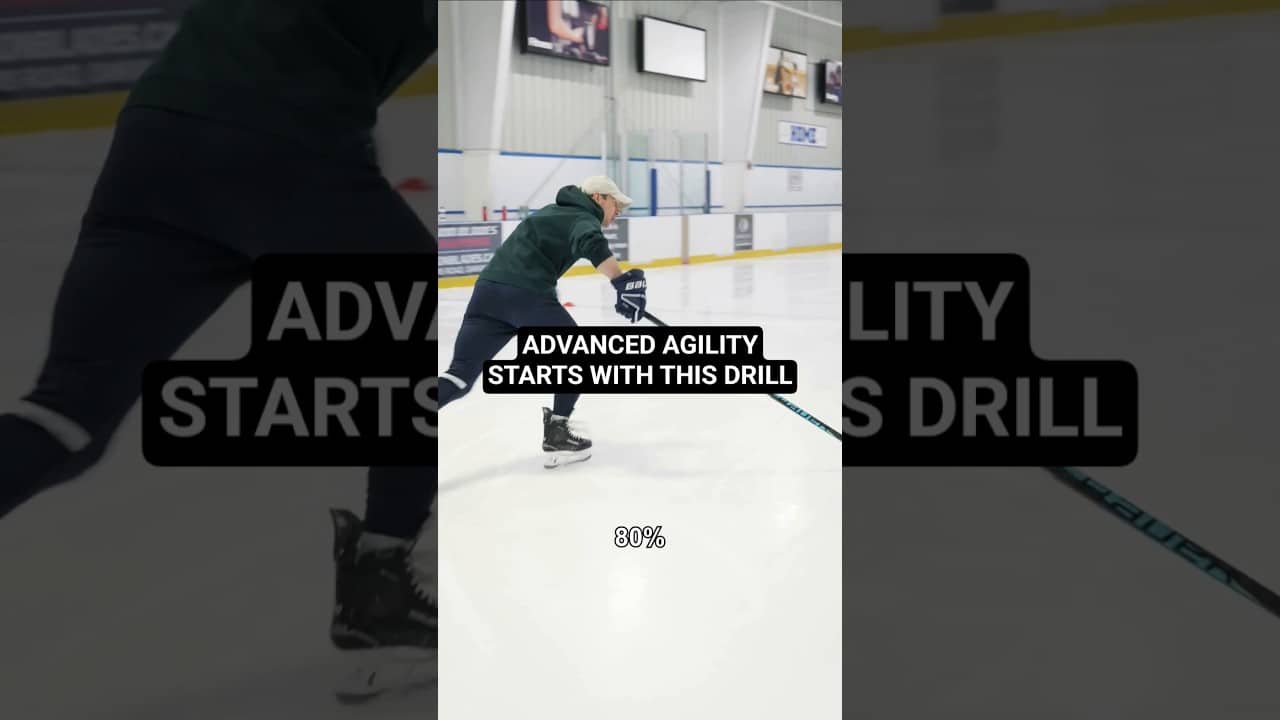 ADVANCED AGILITY STARTS WITH THIS DRILL #hockeycoaching #hockeytraining