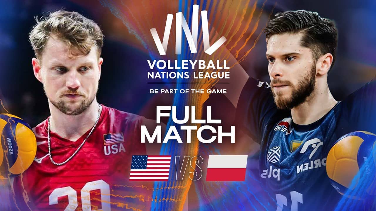 USA 🇺🇸 vs. Poland 🇵🇱 | VNL 2025 - Full Match | Week 2