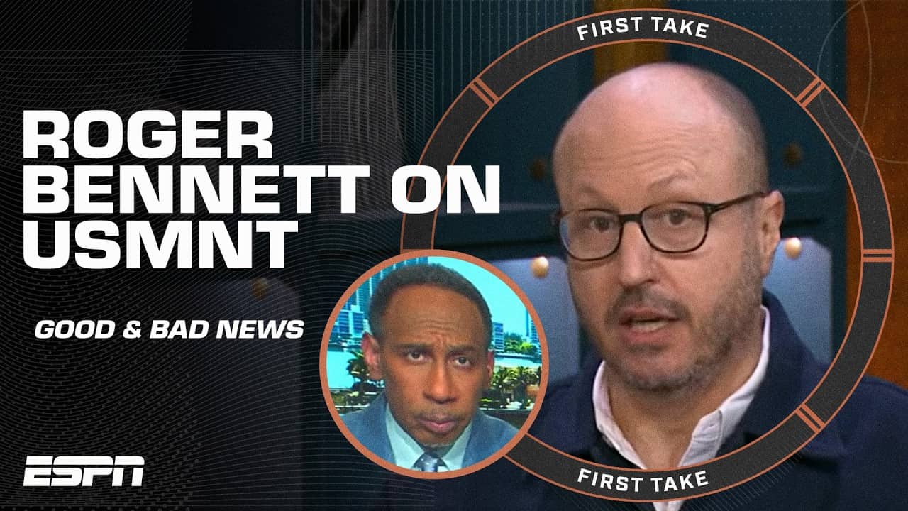 Roger Bennett gets Stephen A. Smith RILED UP about USMNT's World Cup chances 😠 | First Take