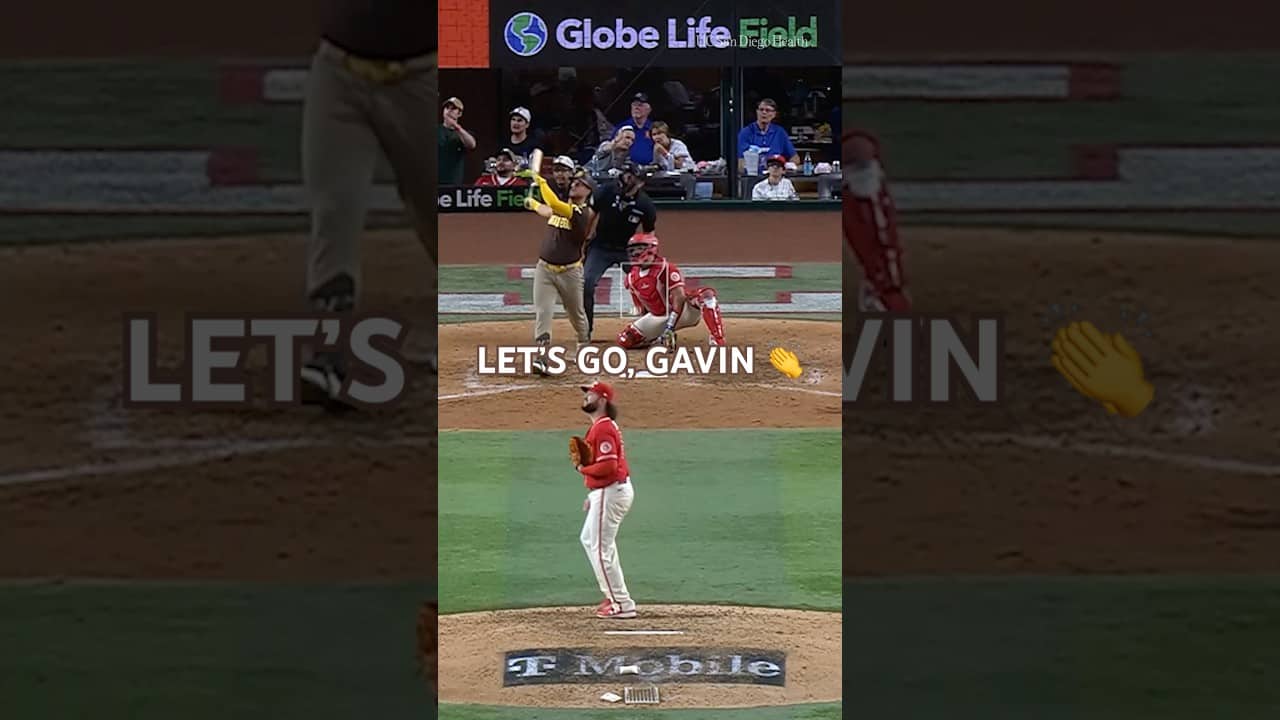Gavin goes yard. #mlb #padres #homerun #highlights #gavinsheets #baseball