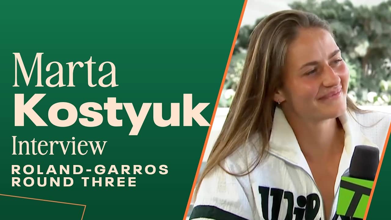 Marta Kostyuk on her undefeated clay season 🧱 | 2026 Roland Garros