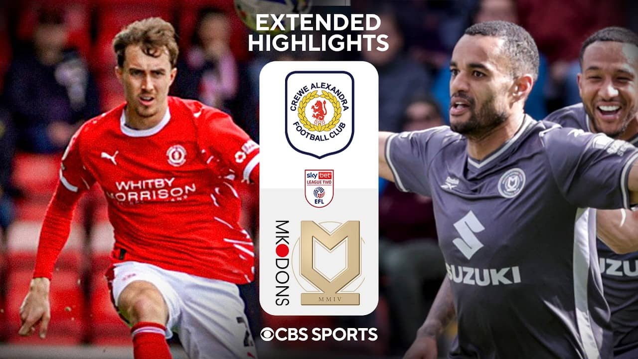 Crewe Alexandra vs. Milton Keynes Dons: Extended Highlights | EFL League Two | CBS Sports Golazo