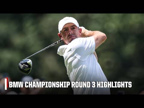 Rory McIlroy Round 3 HIGHLIGHTS 🎥 BMW Championship | Golf on ESPN