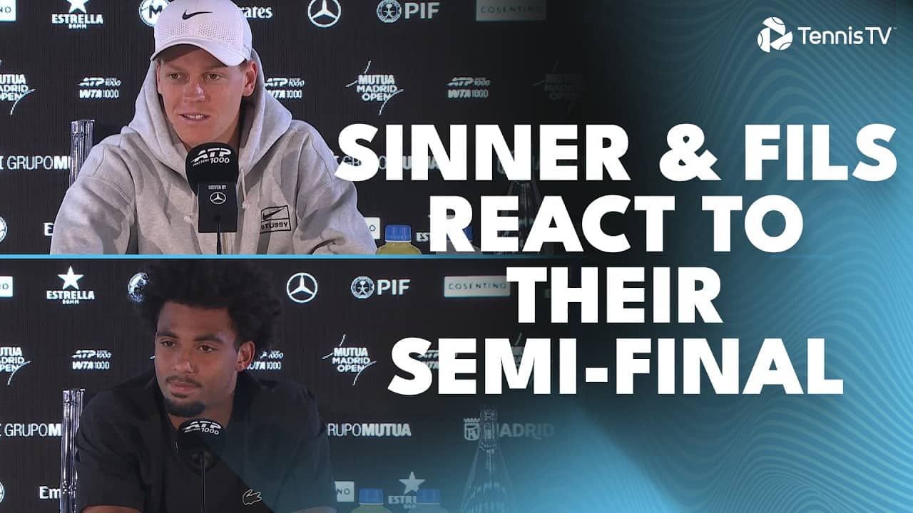 Jannik Sinner & Arthur Fils React To Their Madrid Semi-Final! 🗣️
