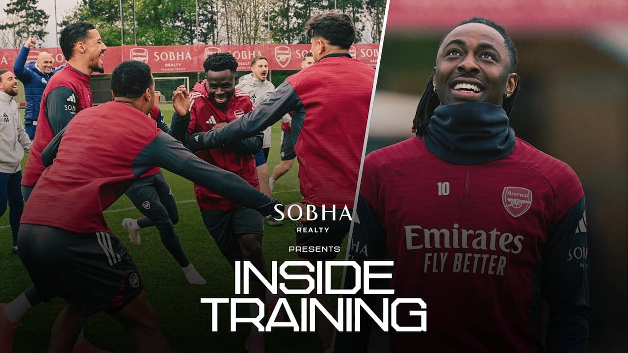 READY FOR ATLETI! | INSIDE TRAINING | Arsenal stars train ahead of semi-final 💫 | Champions League