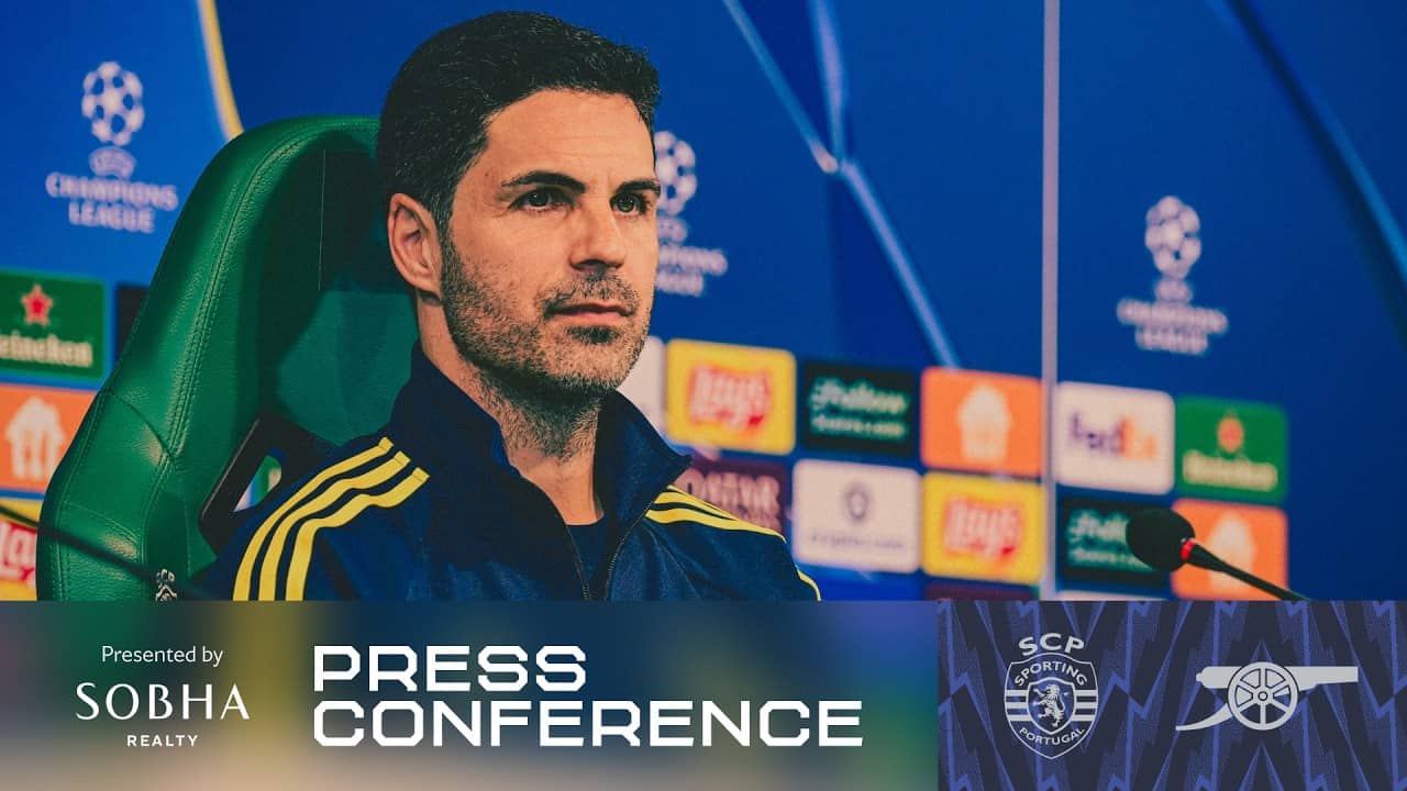 PRESS CONFERENCE | Mikel Arteta on Sporting CP | Team news, bouncing back, Gyokeres and more | UCL