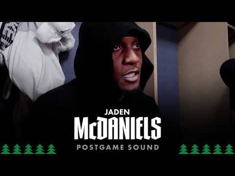 “We Want To Go At Their Worst Defenders.” | Jaden McDaniels Postgame Sound | 04.20.26