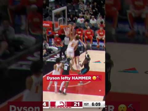 Thunder from Down Under 🇦🇺 #nba #hawks #dysondaniels