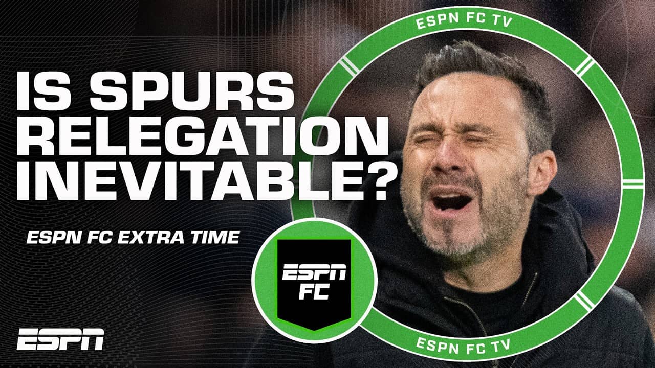 If not this season, will Tottenham Hotspur EVENTUALLY be relegated? 😬 | ESPN FC Extra Time