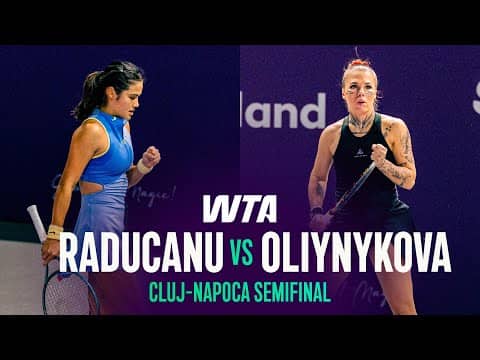 Emma Raducanu vs. Oleksandra Oliynykova | 2026 Cluj-Napoca Semifinal | WTA Match Highlights