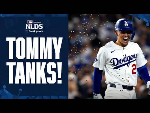 TOMMY EDMAN! The Dodgers take a NLDS Game 3 lead on a Tommy Tanks homer! 💪