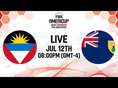 LIVE - ANT v TCI | FIBA AmeriCup 2029 Caribbean Pre-Qualifiers 2029 | Group Phase
