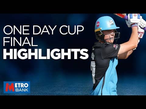 Stunning Ali Orr Century | Hampshire v Worcestershire Rapids | Metro Bank One Day Cup Final 2025