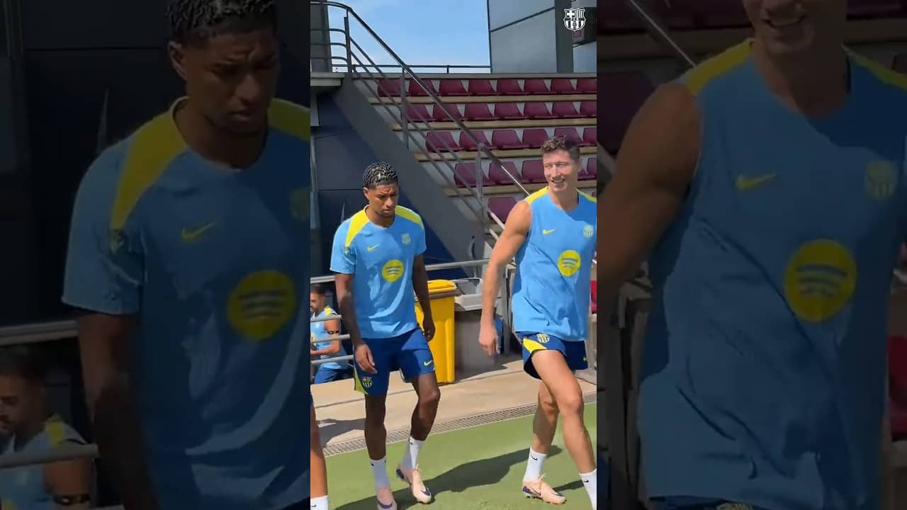 Training session o'clock! #fcbarcelona #shorts