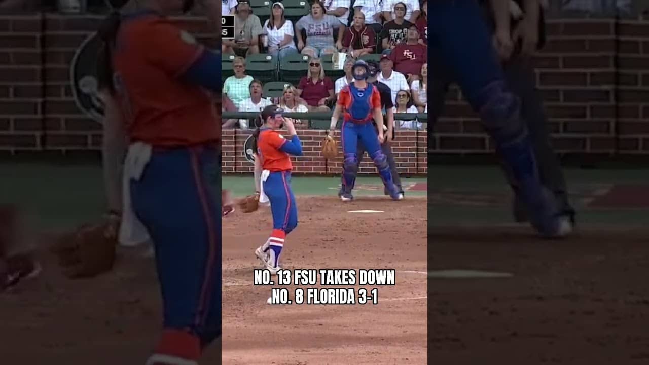 Isa Torres homered twice as the the Seminoles take the Sunshine Showdown 🔥 #floridastate #softball
