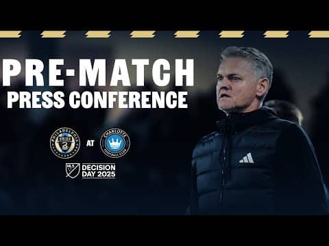 Press Conference | Bradley Carnell ahead of the Union's match at Charlotte FC for Decision Day 2025