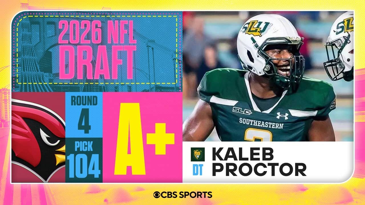 Cardinals select Kaleb Proctor in Fourth Round | 2026 NFL Draft Grades & Reaction