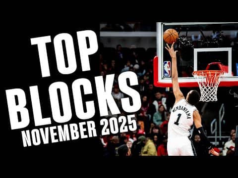 San Antonio Spurs Top Blocks from the Month of November | 2025-26 Season