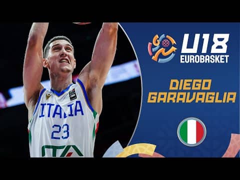 Diego Garavaglia 🇮🇹 | ALL-STAR FIVE | Full Highlights | FIBA U18 EuroBasket 2025