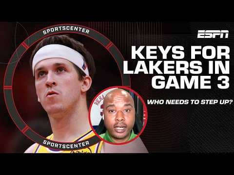 QRich’s keys to Lakers taking Game 3 🔑 and reaction to Wemby’s MONSTER Game 3 😤 | SportsCenter