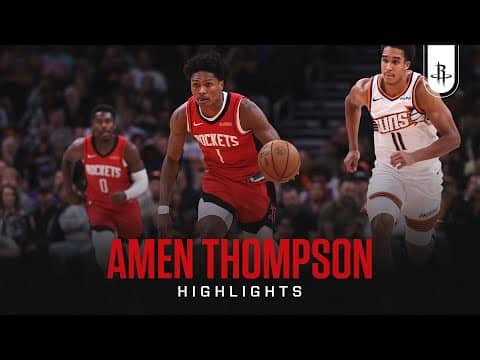 Amen Thompson (28 points) Highlights vs. Phoenix Suns