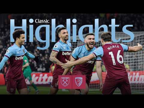 Mark Noble Leads Demolishing Job! ⚒️ | West Ham 4-0 Bournemouth | Classic Highlights