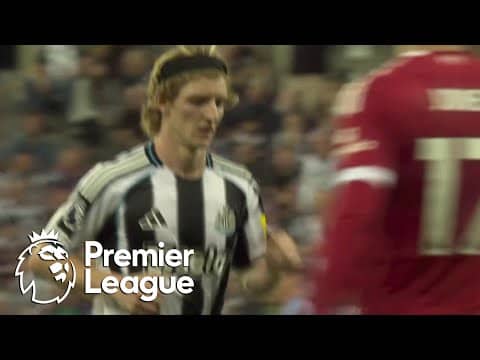 Anthony Gordon sent off for dangerous tackle on Virgil van Dijk | Premier League | NBC Sports