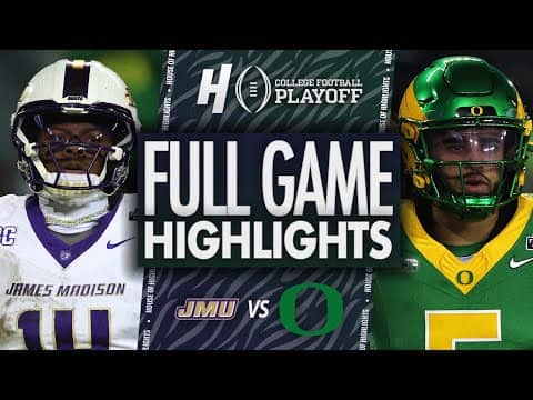 James Madison Dukes vs Oregon - FULL GAME HIGHLIGHTS | December 20, 2025 College Football Playoff