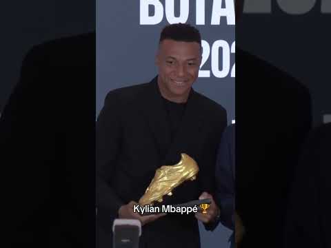 Kylian Mbappe has received his Golden Boot for 2024-25 👏