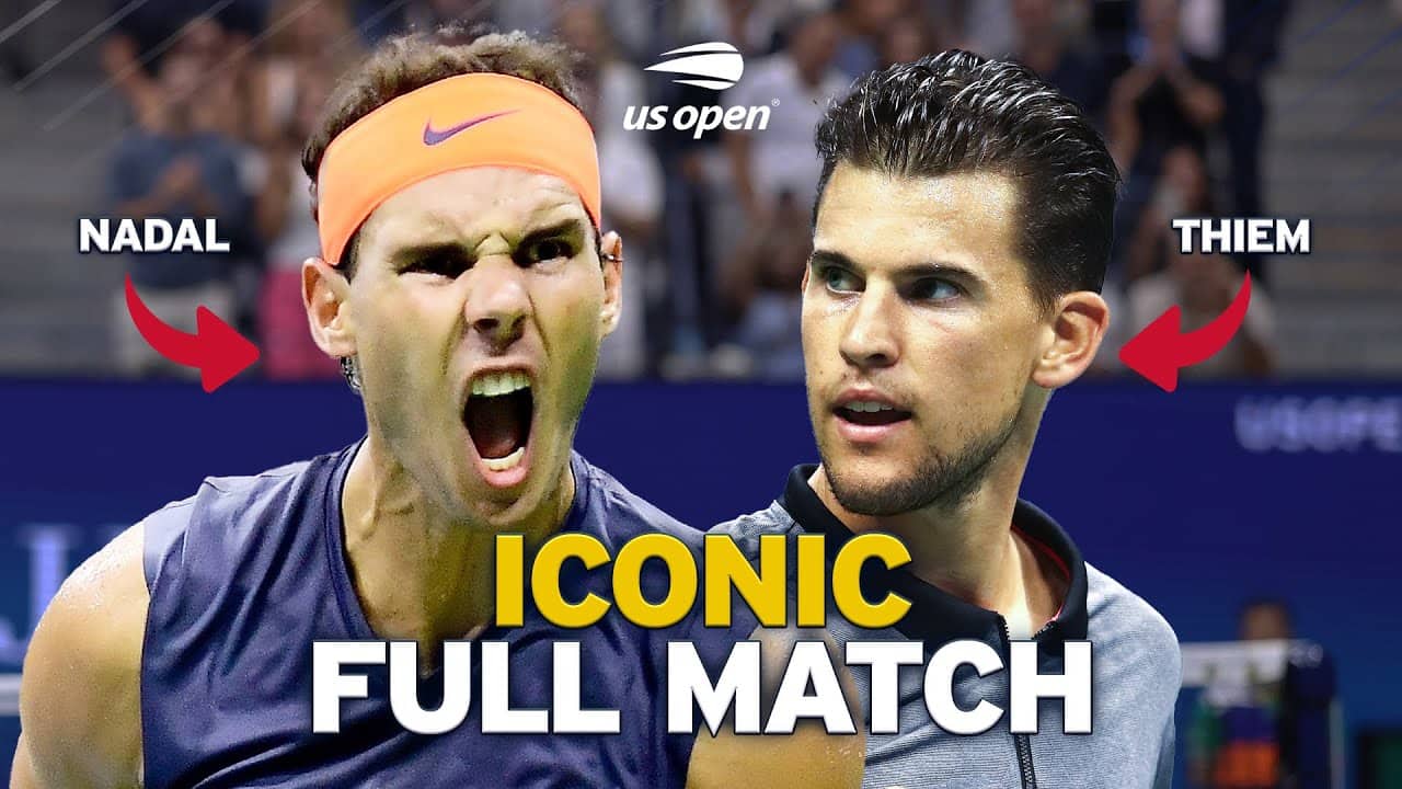 Rafael Nadal vs. Dominic Thiem Iconic Full Match | 2018 US Open Quarterfinal