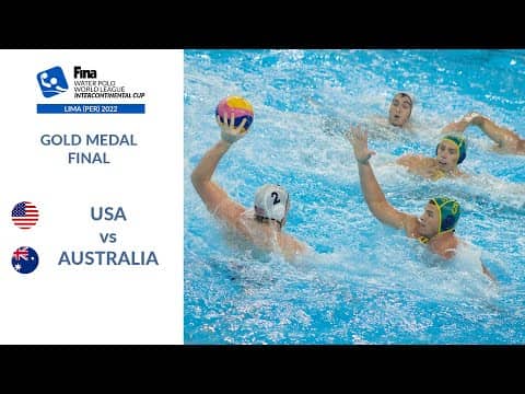 Re-Live | Gold Medal Final - Men's Water Polo Intercontinental Cup 2022 // USA vs AUS