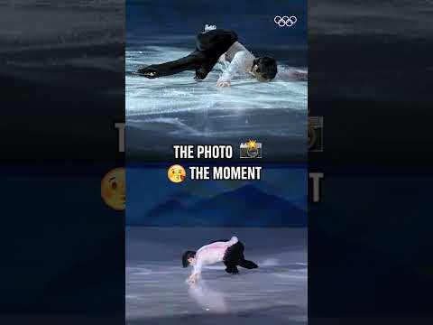 Who remembers Hanyu Yuzuru's iconic kiss moment at #Beijing2022? 👀⛸️ #Olympics #WinterOlympics