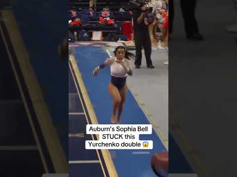 Bell became the first Auburn gymnast to land it on vault 👏