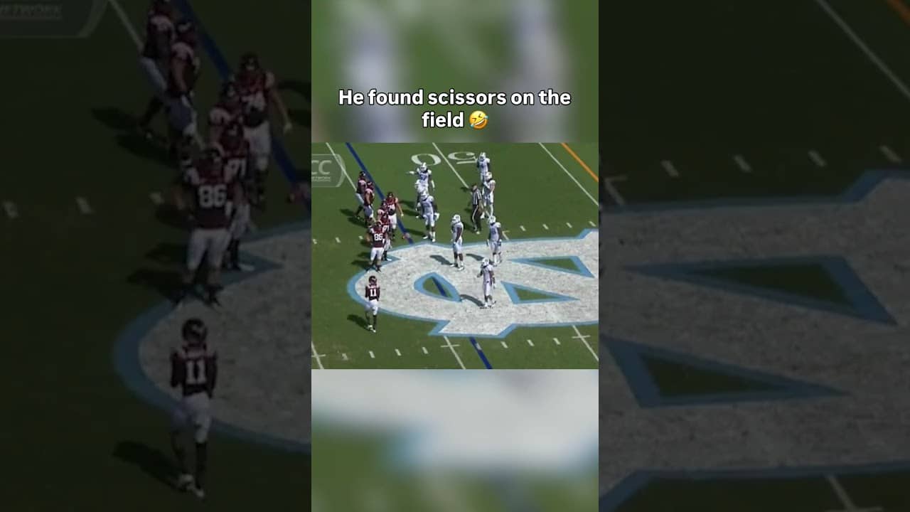 What are the odds 😂 #virginiatech #accfootball #collegefootball