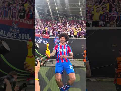 Found a new friend Chris? 🐔 #crystalpalace #conferenceleague #winner