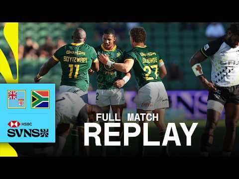 Blitzboks on FIRE in Australia 🔥 | Fiji v South Africa | HSBC SVNS Perth 2026 | Full Match Replay