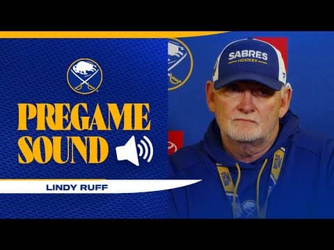 Lindy Ruff Talks Goalie Rotation, Looking Towards Vancouver Matchup | Buffalo Sabres