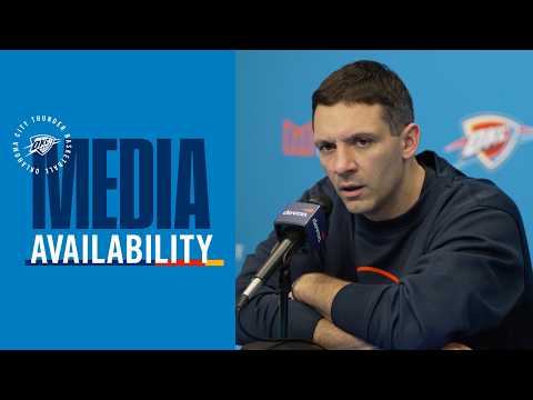 Coach Daigneault on OKC's adapting to its availability | Postgame Media | February 22, 2026