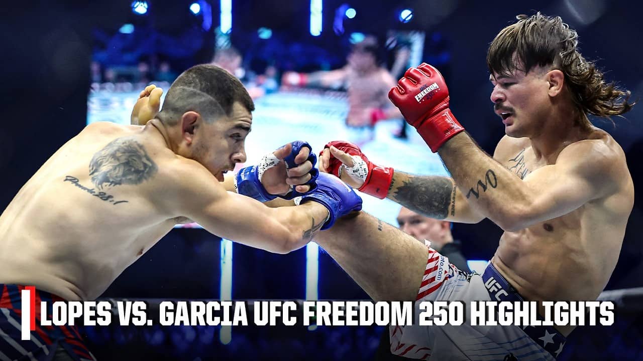 UFC Freedom 250 Highlights: Diego Lopes vs. Steve Garcia | ESPN MMA