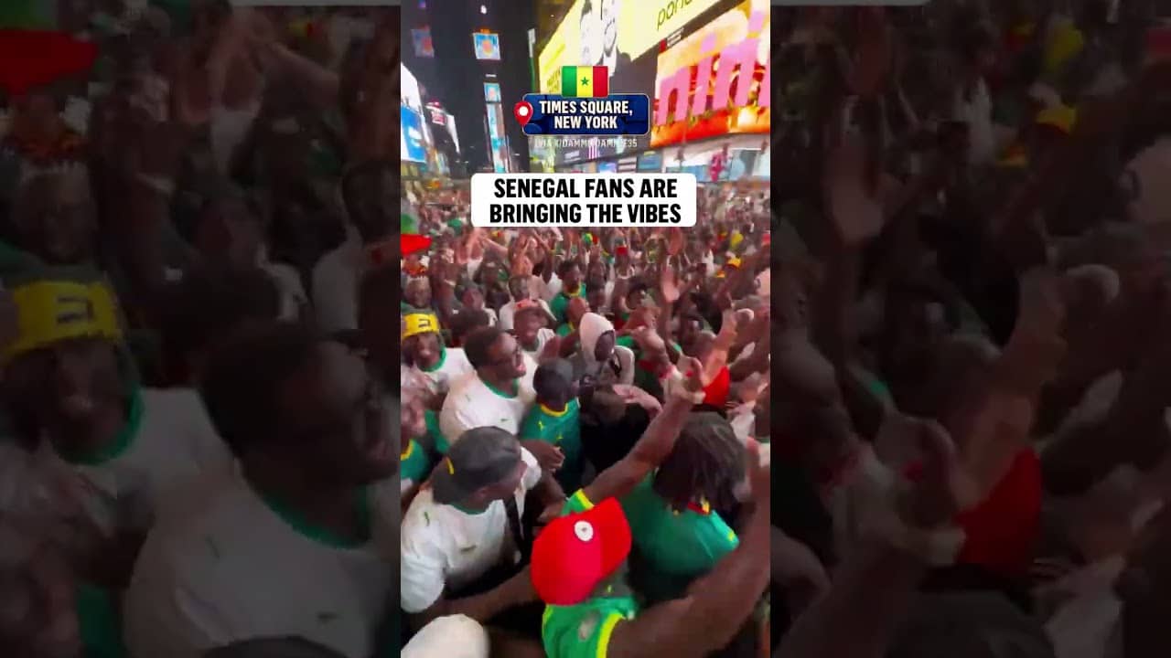 The Senegalese make Times Square their own 🇸🇳