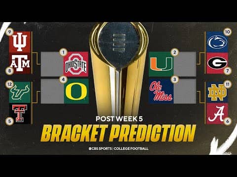College Football Playoff PREDICTIONS: Miami vs Ohio State in the National Championship 👀