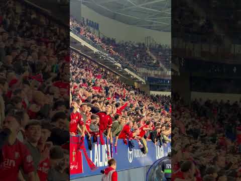 Así vive El Sadar el gol de Budimir ante el Real Madrid para hacer el 1-0 #OsasunaRealMadrid