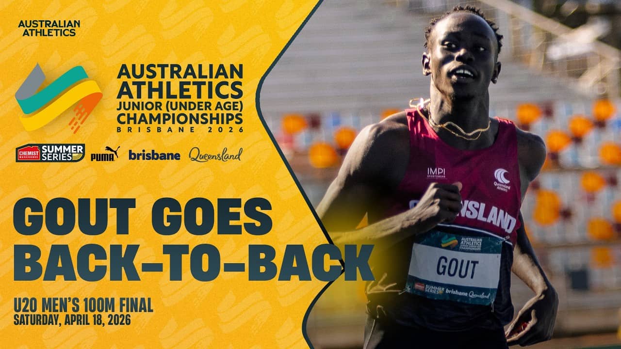 Gout Gout flies to back-to-back Australian Titles | 2026 Australian Athletics Junior Championships