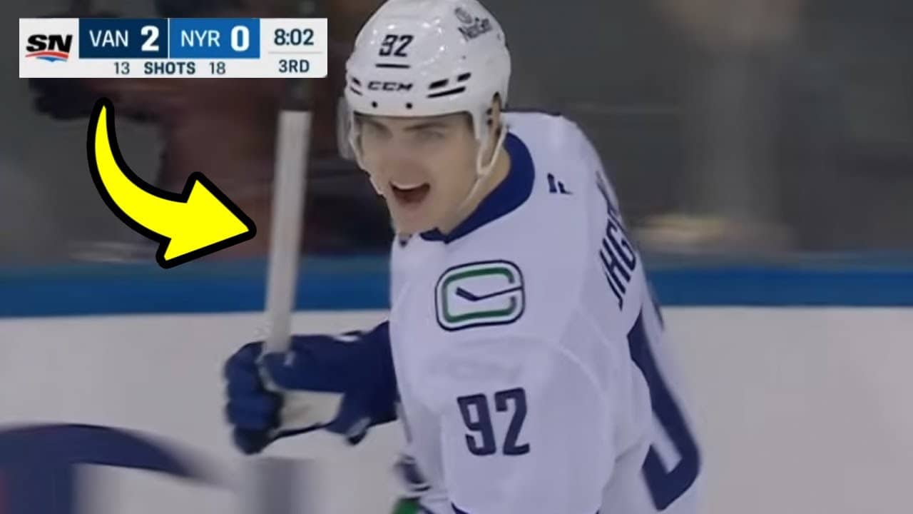 This NEW Canucks player looks VERY promising...