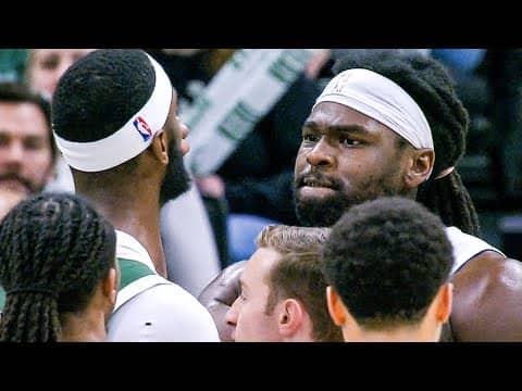 Bobby Portis & Isaiah Stewart get into it... 😮