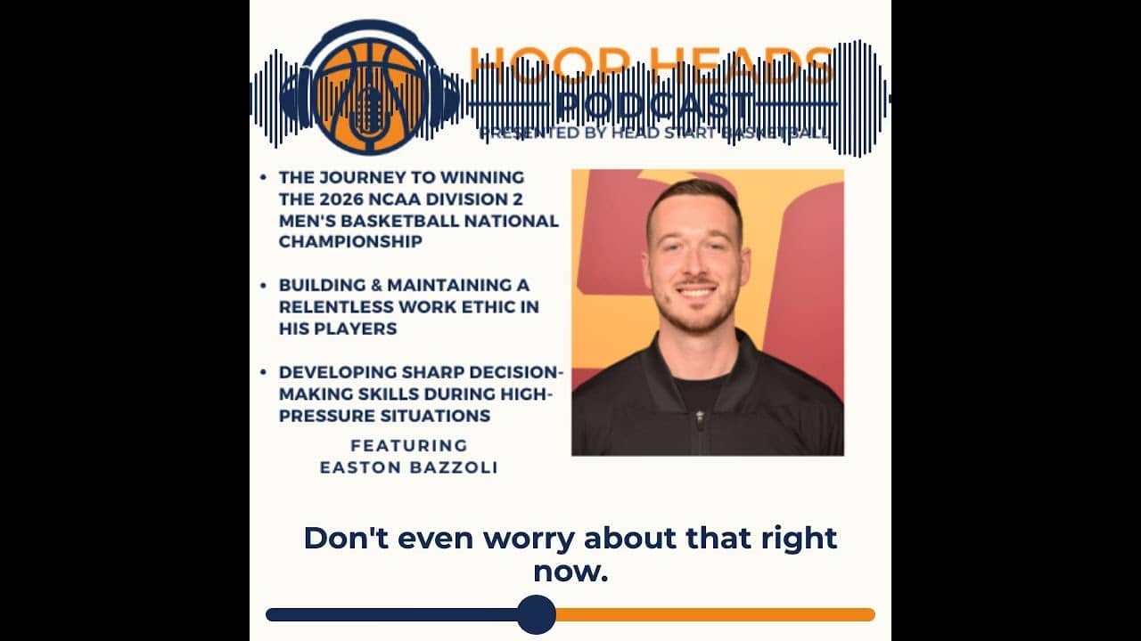 Easton Bazzoli - Playing Hard Comes First  #podcast #basketballcoach
