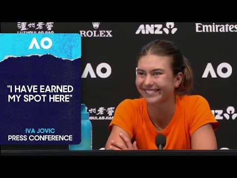 Iva Jovic Press Conference | Australian Open 2026 Third Round
